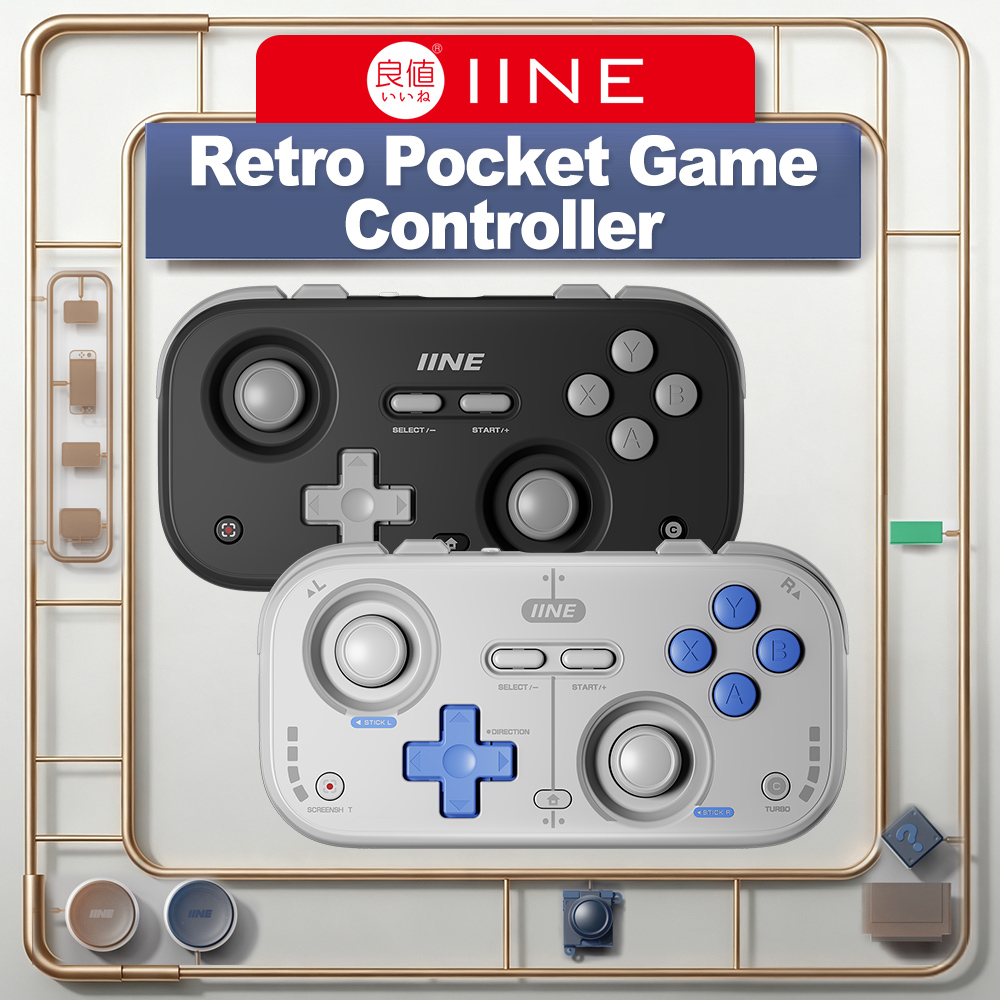 Retro Gaming Corps - IINE Mini Controller Retro Pocket Bluetooth