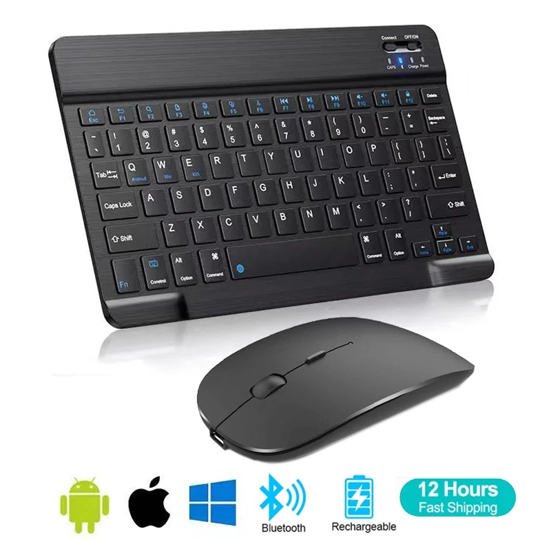 Retro Gaming Corps - Spanish French Bluetooth Wireless Keyboard Azerty