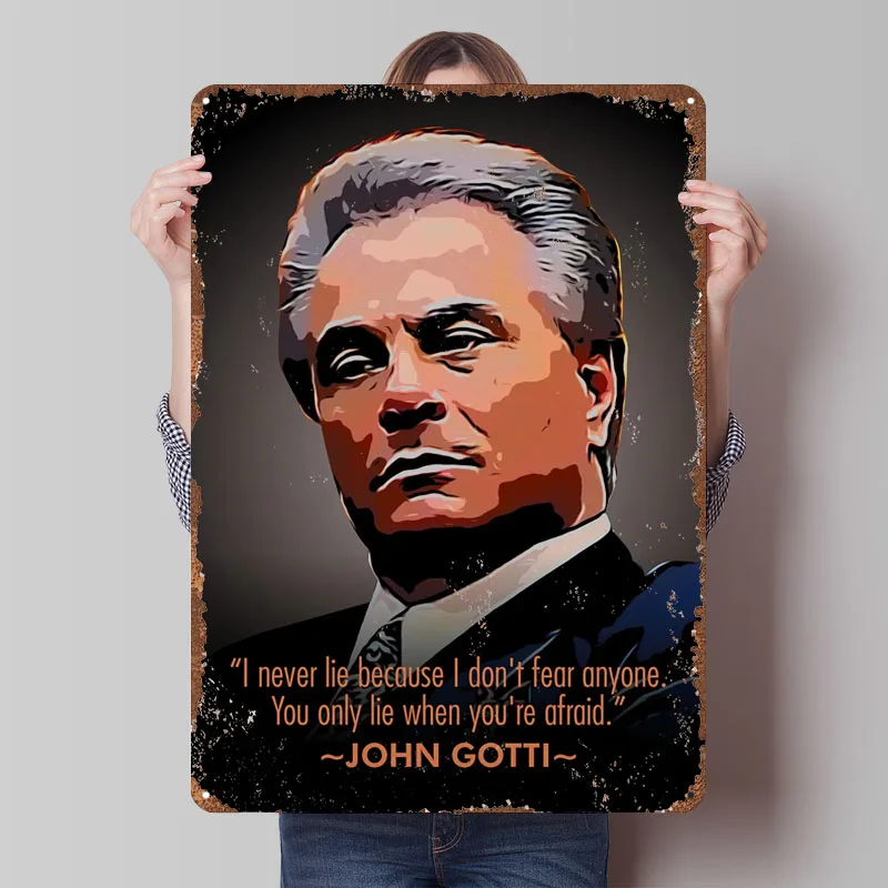 Retro Gaming At - John Gotti Modern Popculture Quotes Metal