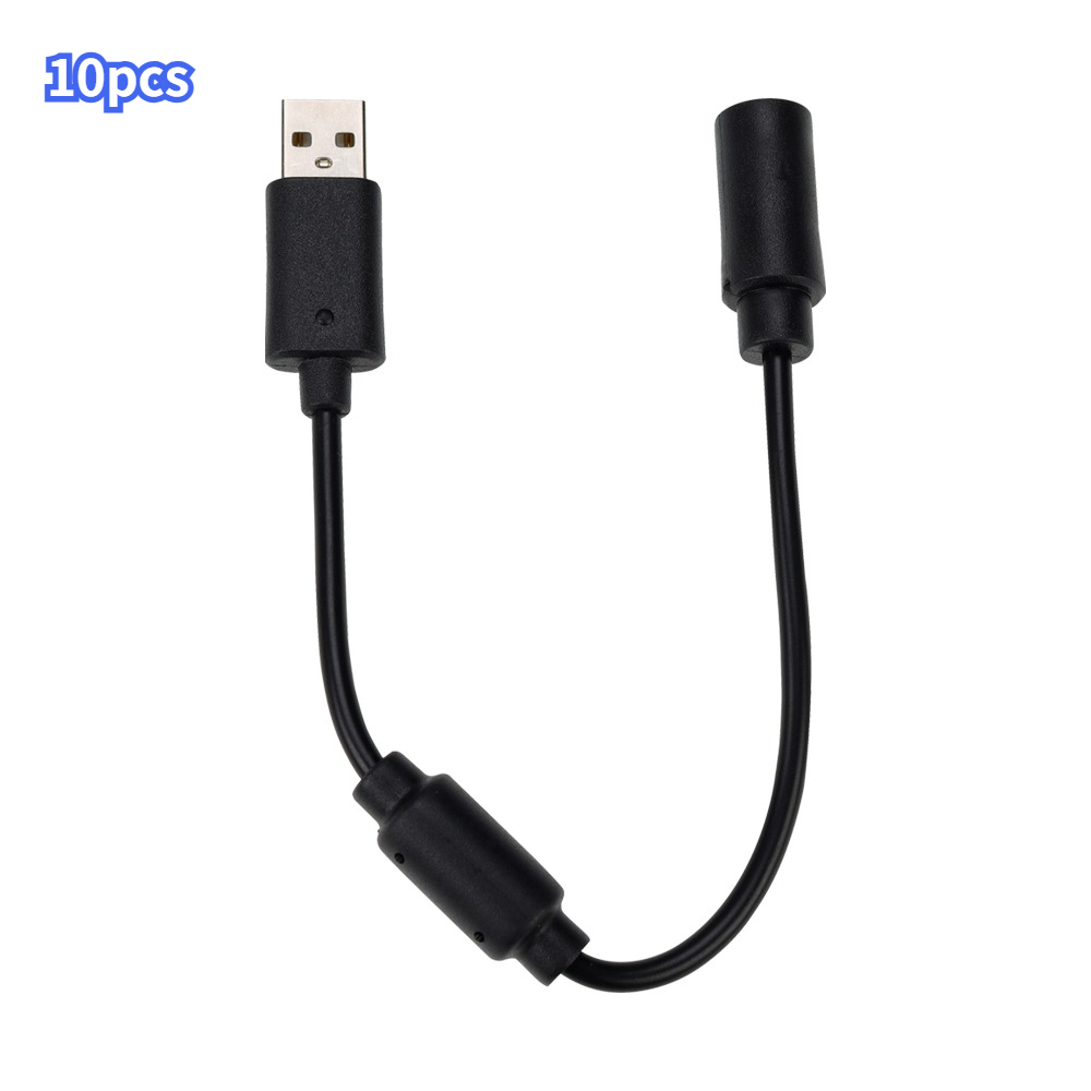 Controller Extension Cord - 10pcs 26cm Black USB Breakaway Connect