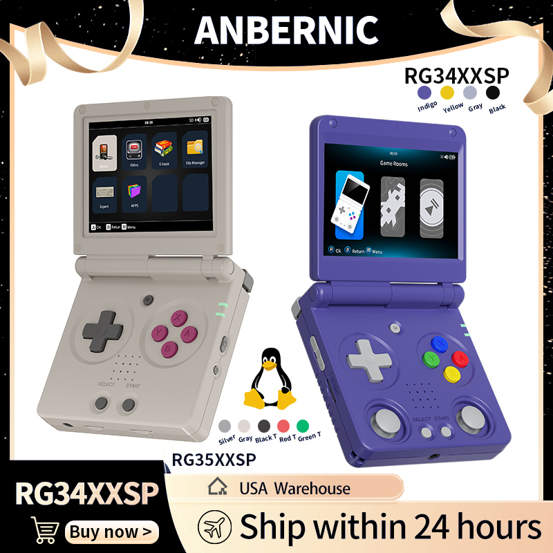 Anbernic RG34XXSP RG35XXSP Fli - огляд і ціна Retro Gaming Design