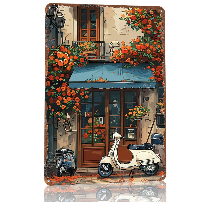 Vintage Scooter Shop Poster Cu - огляд і ціна Retro Gaming At