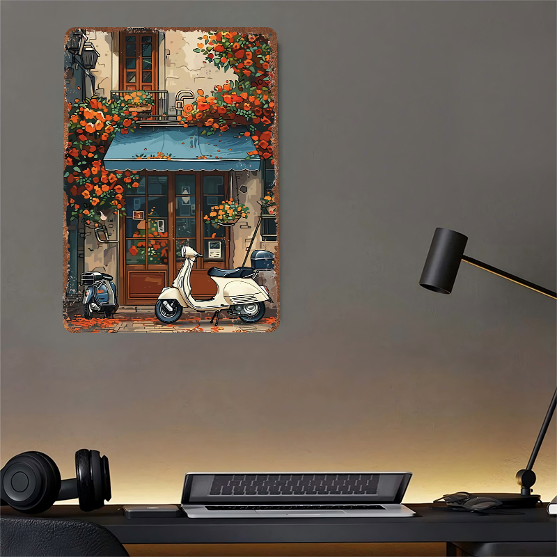 Vintage Scooter Shop Poster Cu - огляд і ціна Retro Gaming At