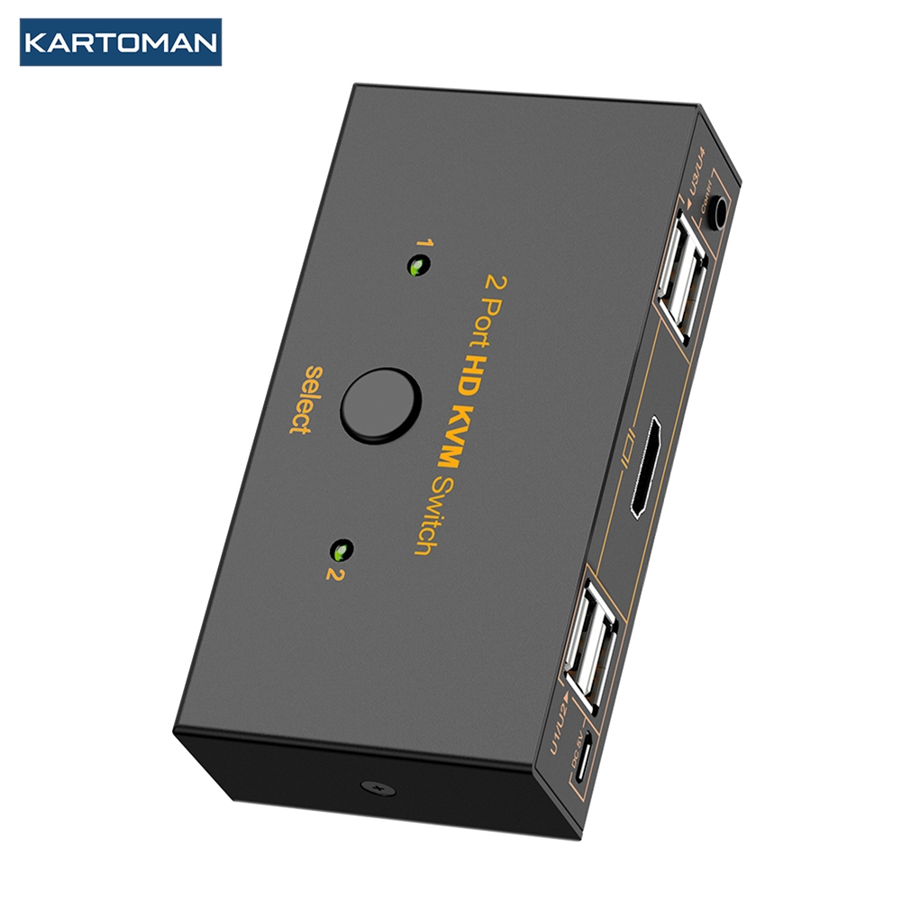KVM switch USB 2.0 HDMI-compat - огляд і ціна Controller Adapter Usb