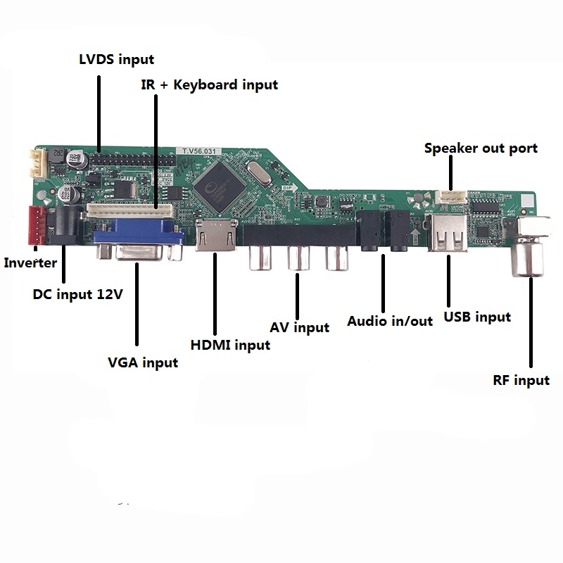 TV56 controller board kit with - огляд і ціна Controller Adapter Usb