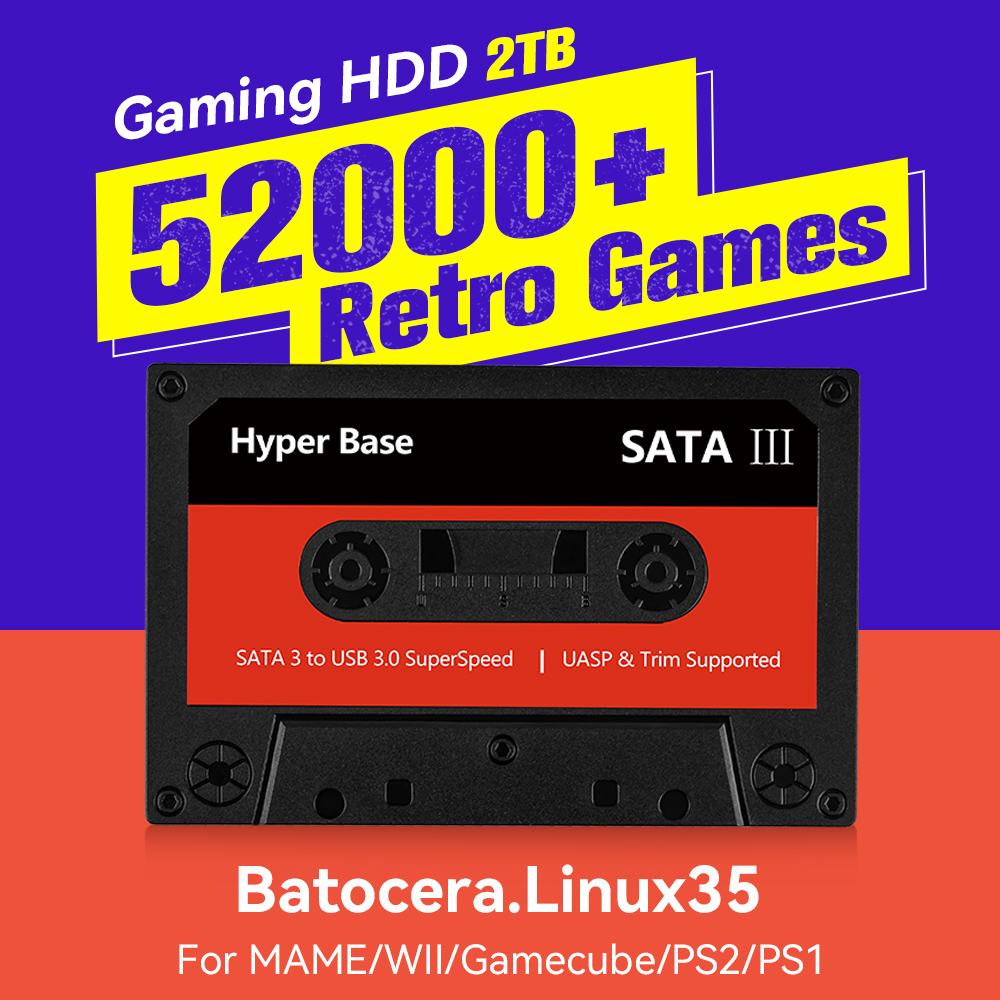 Batocera 500GB/2TB Retro Game  - огляд і ціна Retro Gaming Batocera