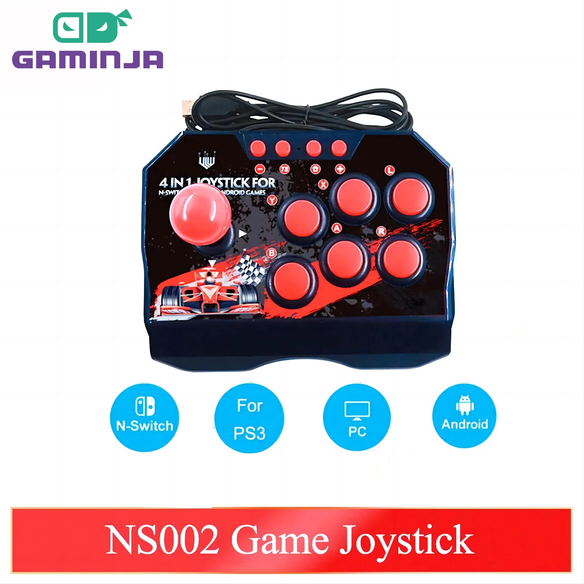 GAMINJA NS002 4 In 1 Retro Arc - огляд і ціна Retro Gaming With Raspberry Pi
