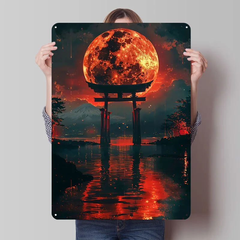 Blood Moon Torii Sign Printing - огляд і ціна Retro Gaming At