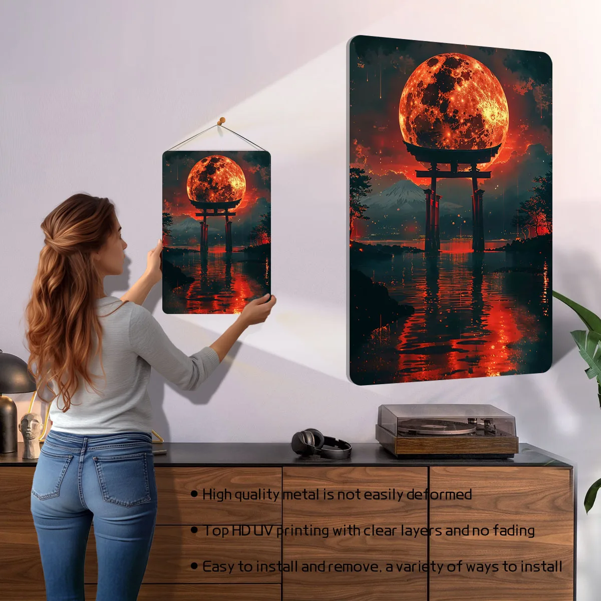 Blood Moon Torii Sign Printing - огляд і ціна Retro Gaming At