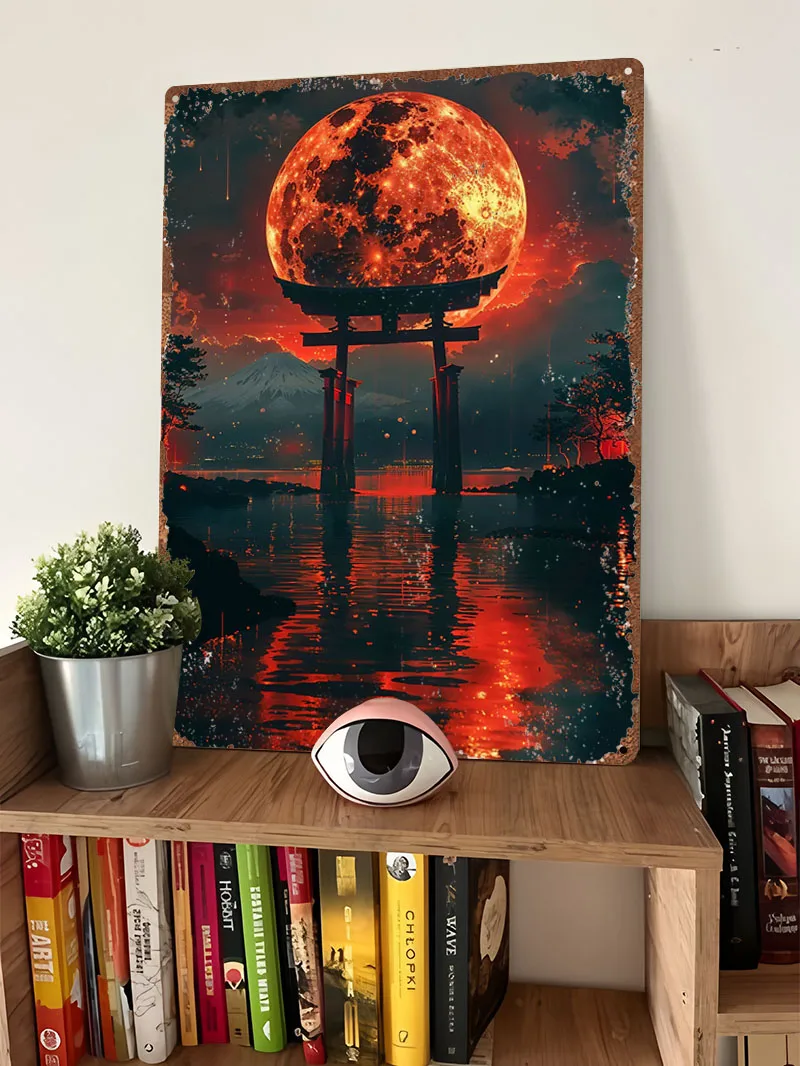 Blood Moon Torii Sign Printing - огляд і ціна Retro Gaming At