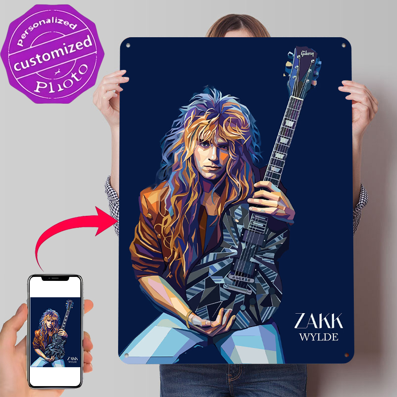 Zakk Wylde Art Portrait Metal  - огляд і ціна Retro Gaming At