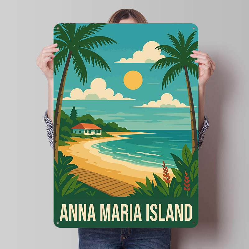Anna Maria Island Travel Metal - огляд і ціна Retro Gaming Island