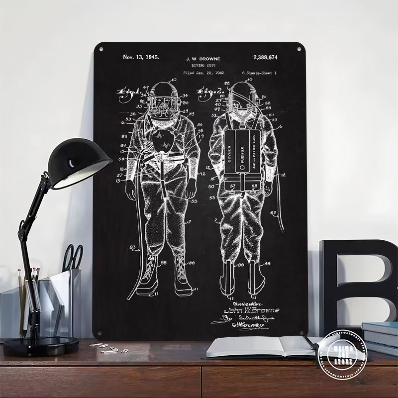 1945 Diving Suit Patent Metal  - огляд і ціна Retro Gaming At