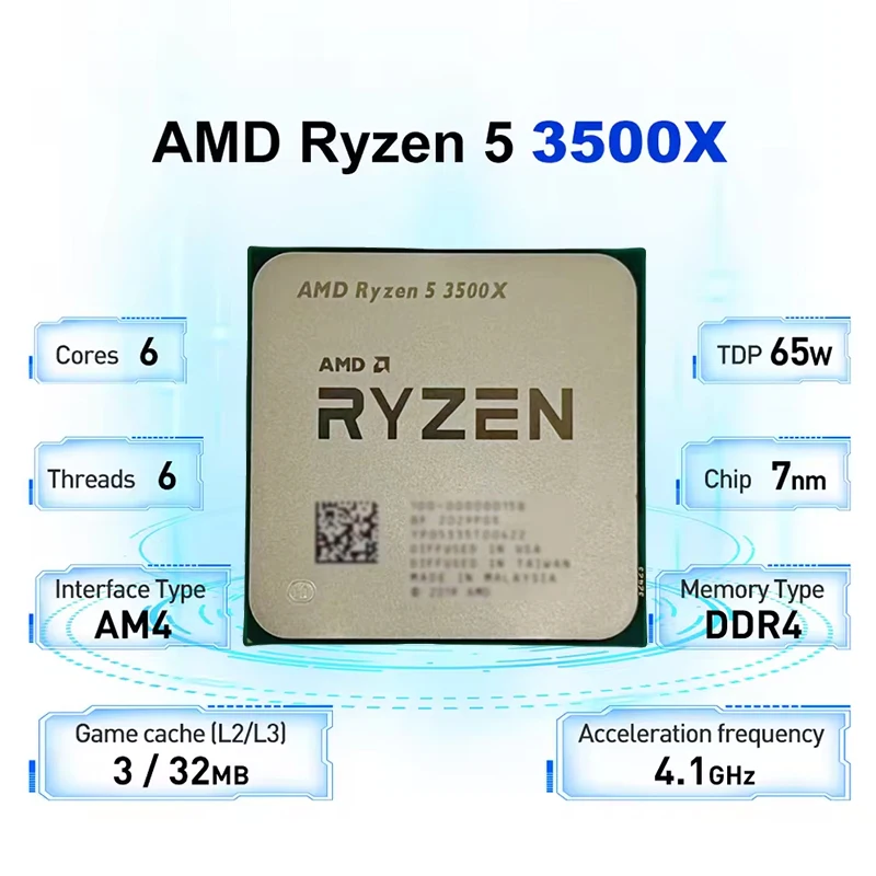 AMD Ryzen 5 R5 3500X 3.6GHz 6- - огляд і ціна Amd Cpu Ryzen 5