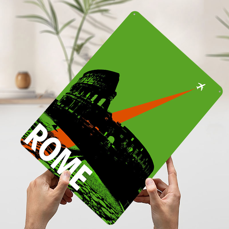 Rome Travel Metal Poster Custo - огляд і ціна Retro Gaming At