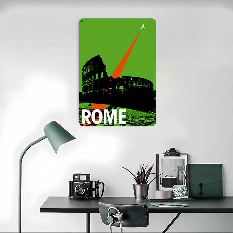 Rome Travel Metal Poster Custo - огляд і ціна Retro Gaming At