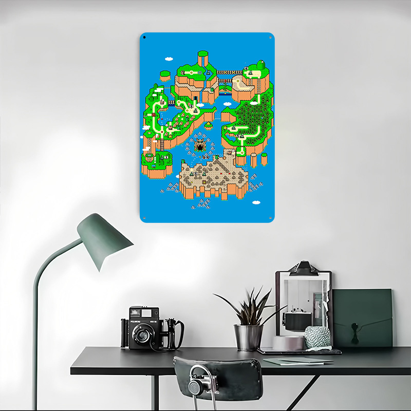 Dinosaur Land Metal Poster Cus - огляд і ціна Retro Gaming Island