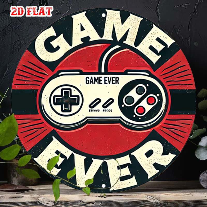 2D Flat 1pc Retro Gaming Round - огляд і ціна Retro Gaming Design
