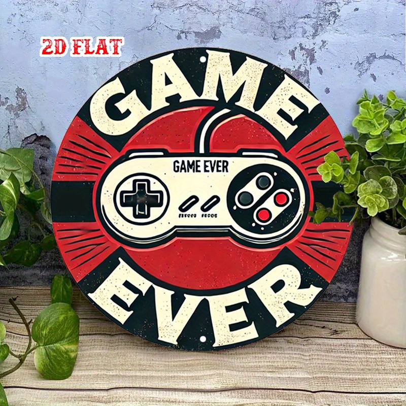 2D Flat 1pc Retro Gaming Round - огляд і ціна Retro Gaming Design