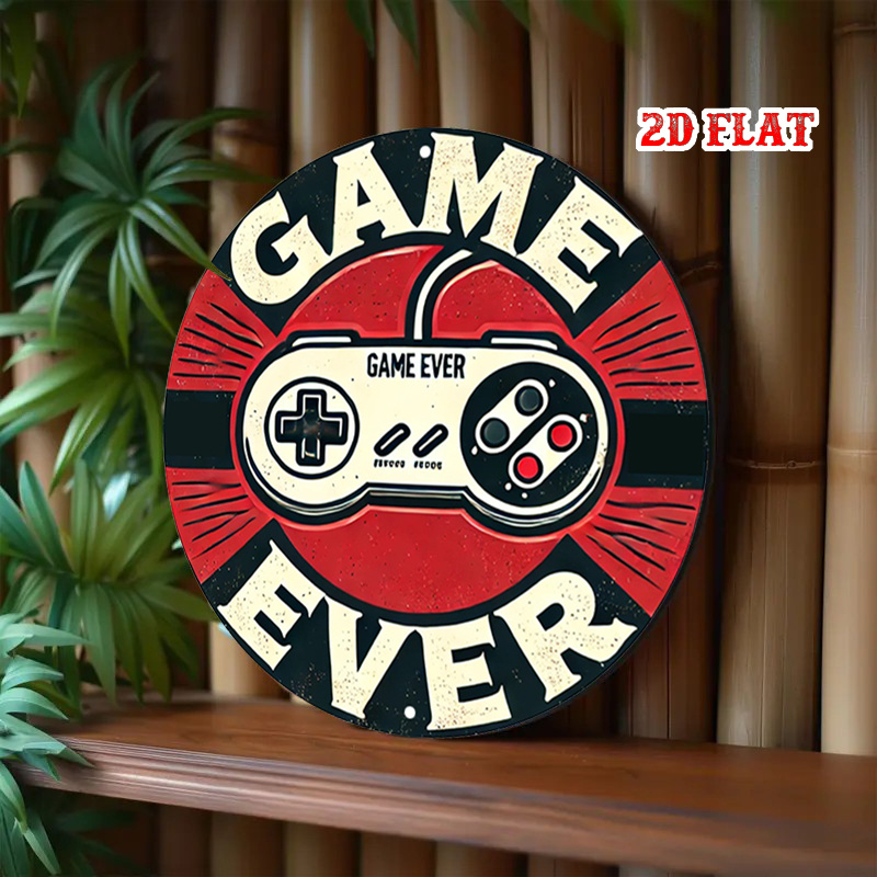 2D Flat 1pc Retro Gaming Round - огляд і ціна Retro Gaming Design