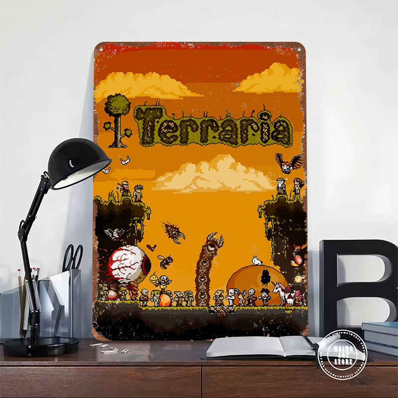 Terraria Pixel Art Game Printe - огляд і ціна Retro Gaming At