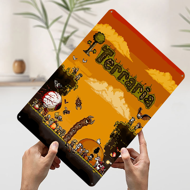 Terraria Pixel Art Game Printe - огляд і ціна Retro Gaming At