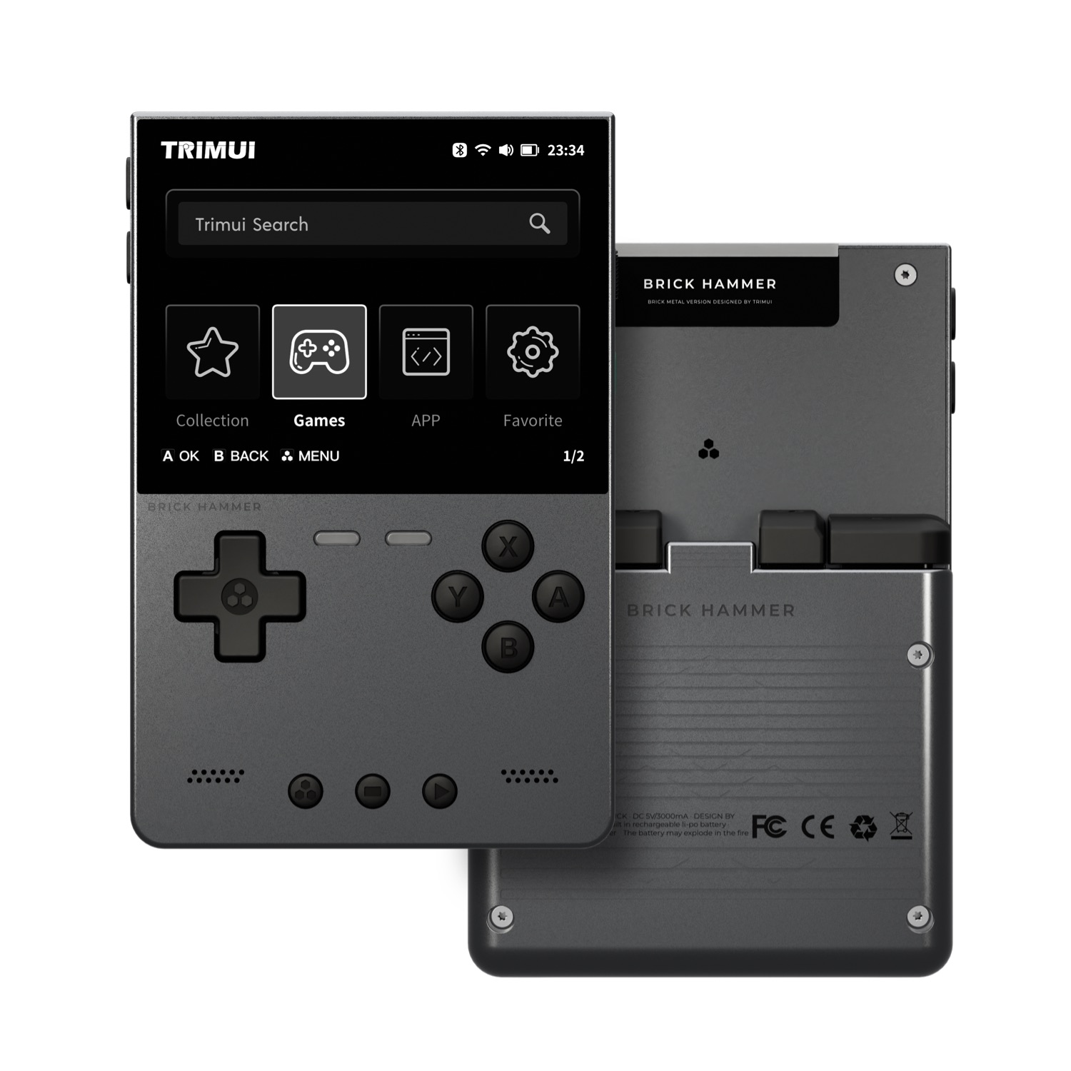 TRIMUI BRICK HAMMER Retro Hand - огляд і ціна Retro Gaming Mobile