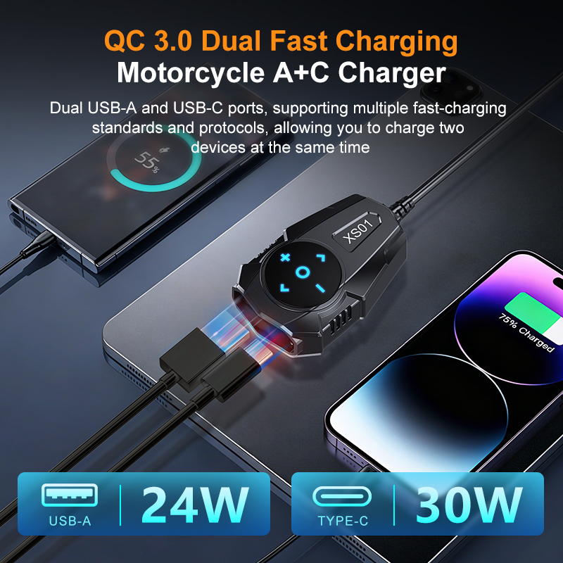 New Motorcycle Handlebar Usb C - огляд і ціна Controller Adapter Usb