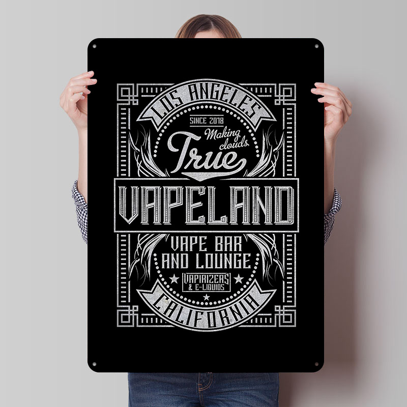 Vape Land Tinplate Posters Cus - огляд і ціна Retro Gaming Island