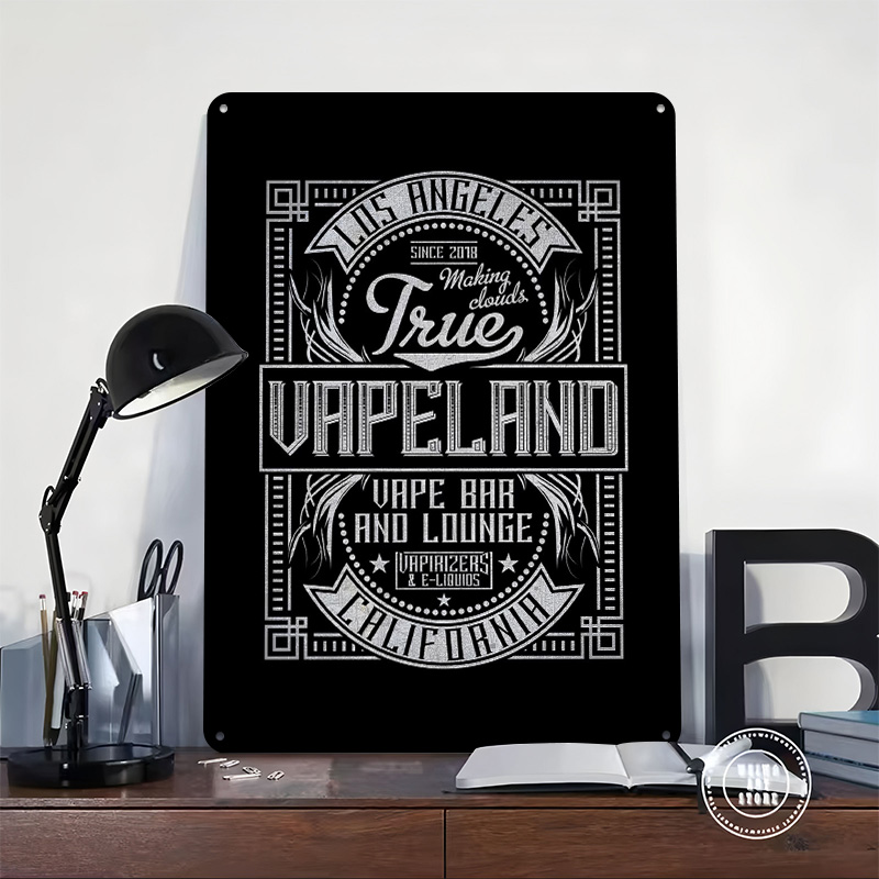 Vape Land Tinplate Posters Cus - огляд і ціна Retro Gaming Island
