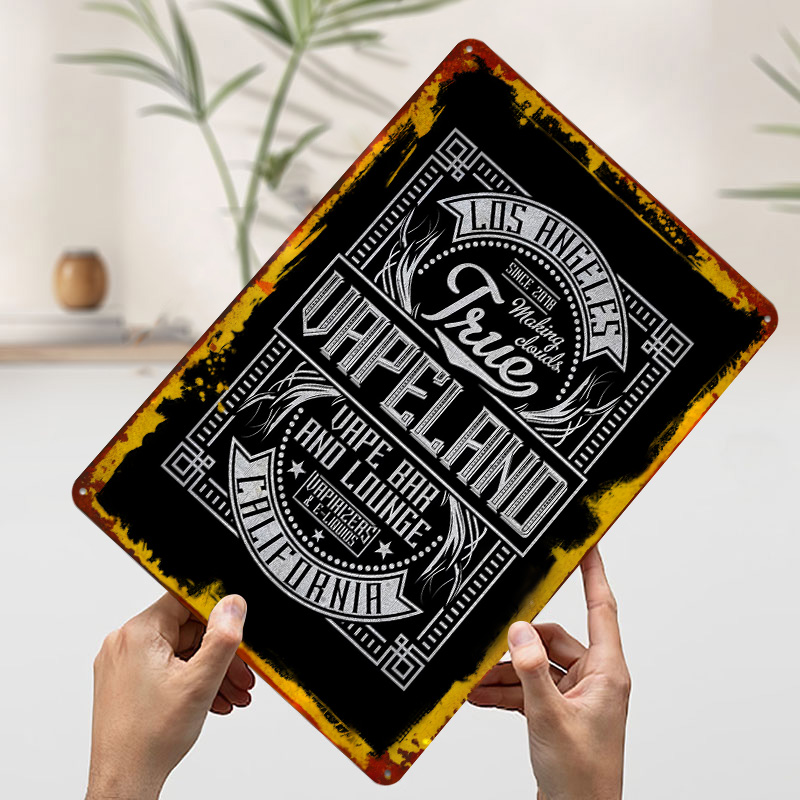 Vape Land Tinplate Posters Cus - огляд і ціна Retro Gaming Island