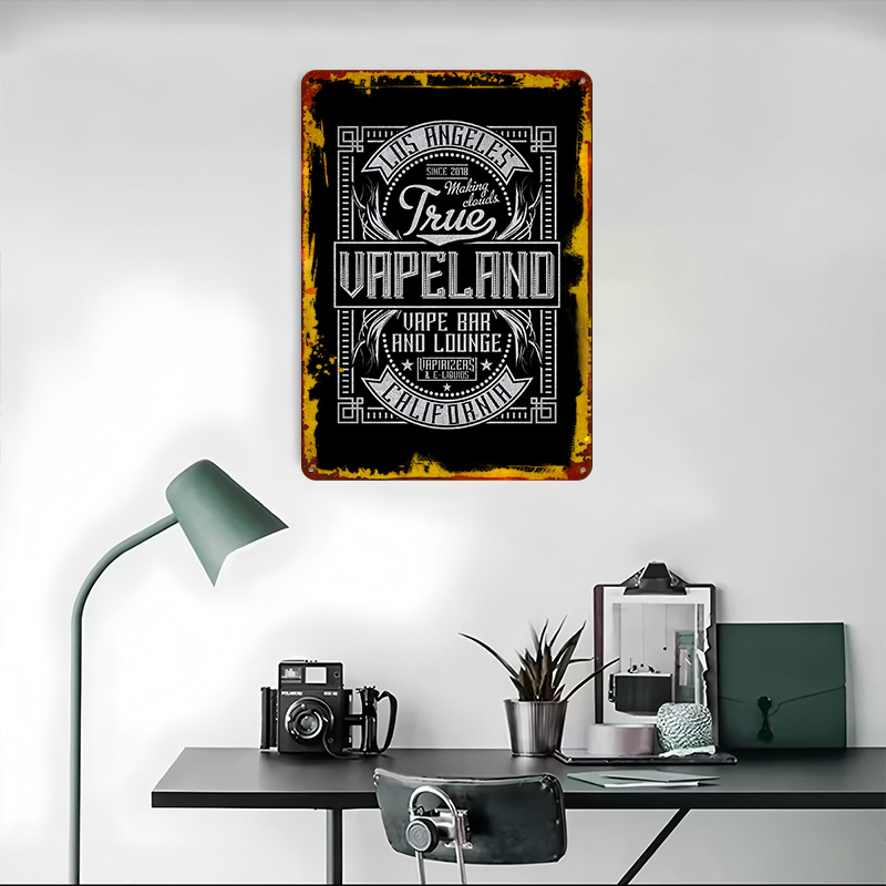 Vape Land Tinplate Posters Cus - огляд і ціна Retro Gaming Island