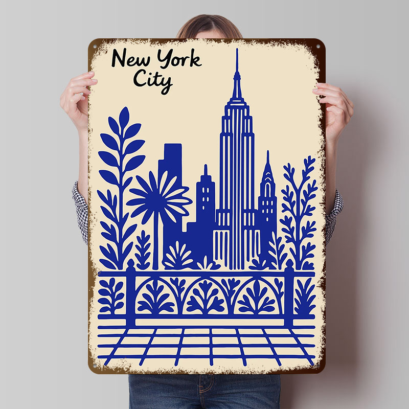 New York City Blue Poster Cust - огляд і ціна Retro Gaming At