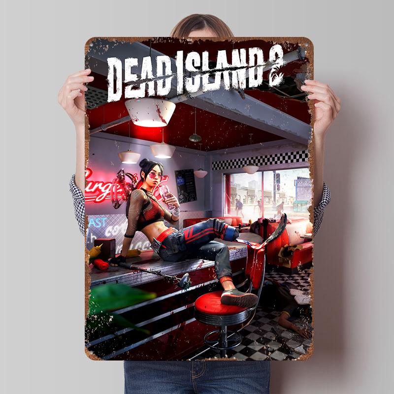 Dead Island 2 Game Art Printed - огляд і ціна Retro Gaming Island