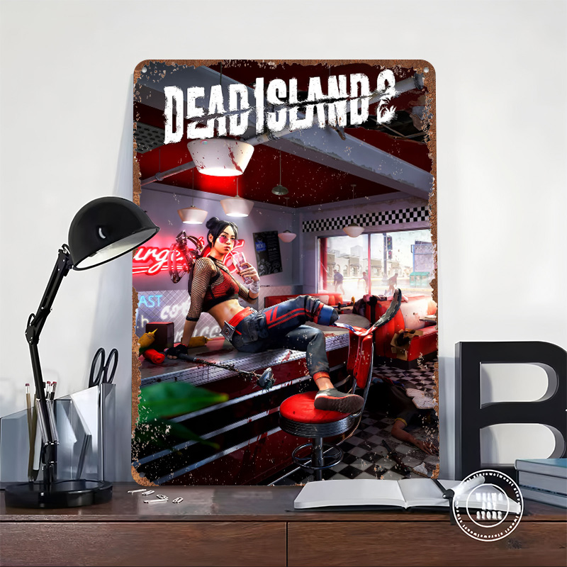 Dead Island 2 Game Art Printed - огляд і ціна Retro Gaming Island