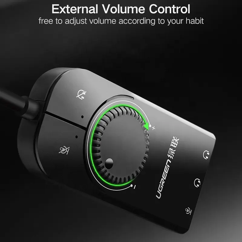 UGREEN USB Sound Card External - огляд і ціна Controller Adapter Usb