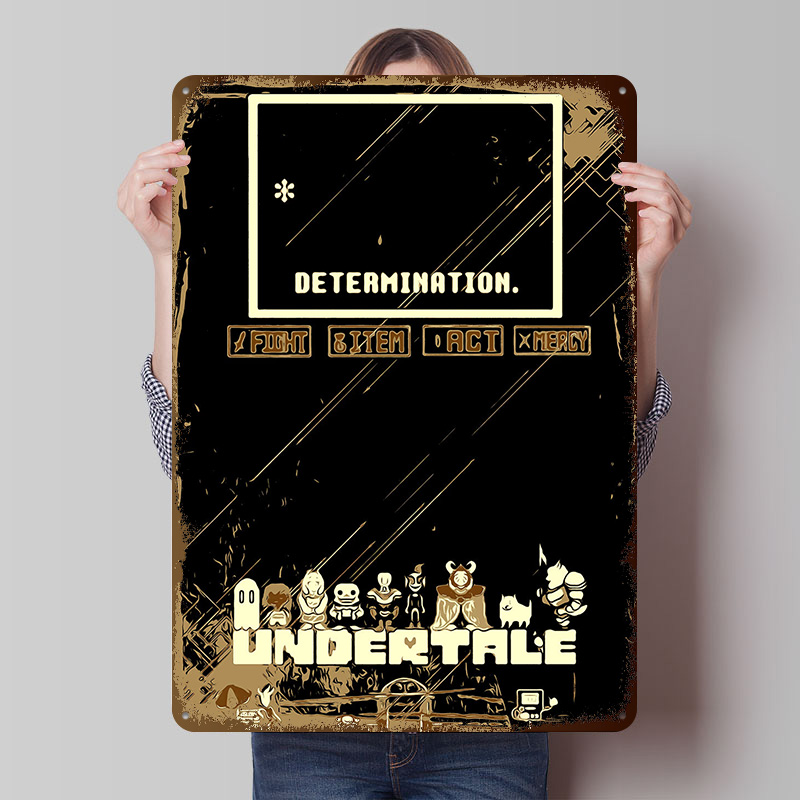 Undertale Metal Poster Custom  - огляд і ціна Retro Gaming At