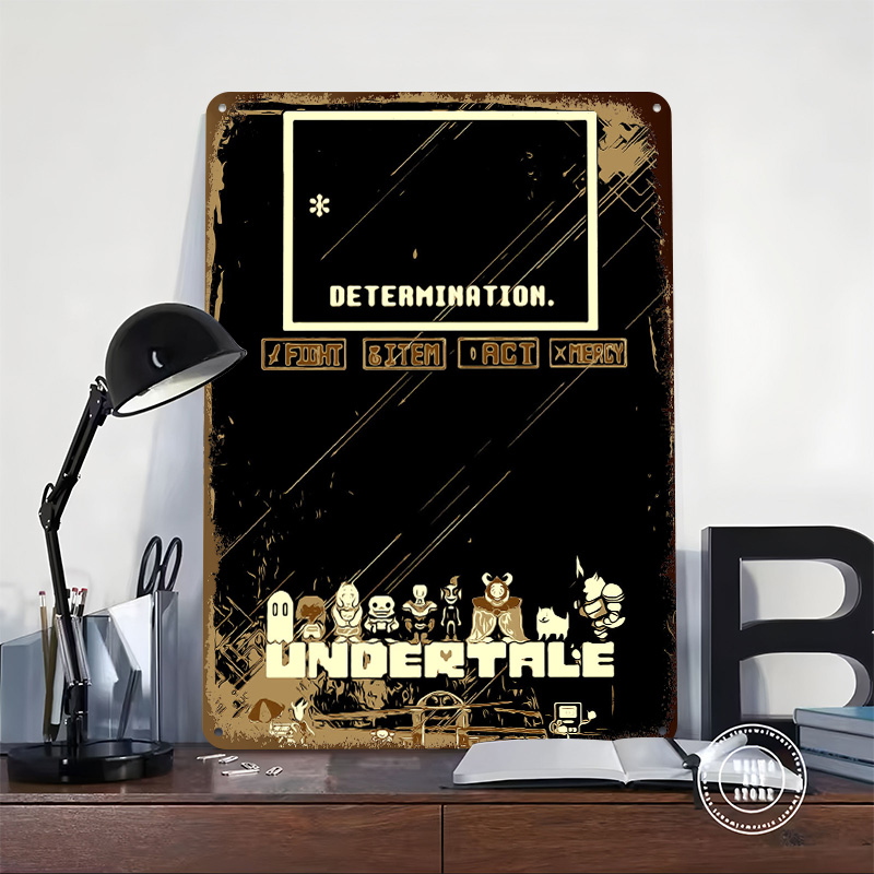 Undertale Metal Poster Custom  - огляд і ціна Retro Gaming At
