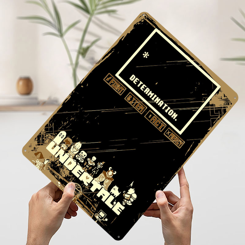 Undertale Metal Poster Custom  - огляд і ціна Retro Gaming At