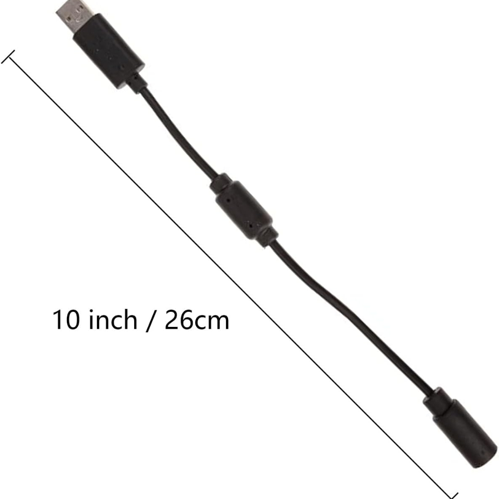 10pcs 26cm Black USB Breakaway - огляд і ціна Controller Extension Cord