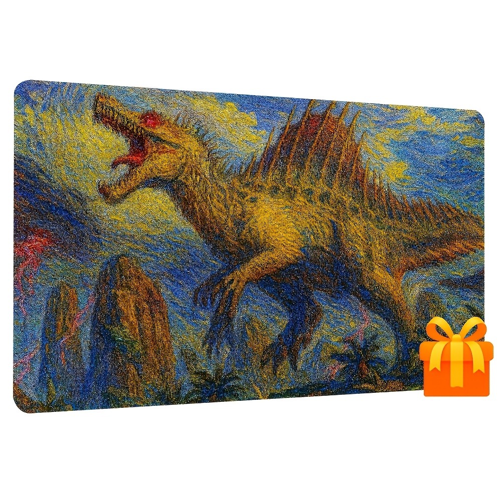 Retro Spinosaurus Playmat  Non - огляд і ціна Retro Gaming Keyboard And Mouse