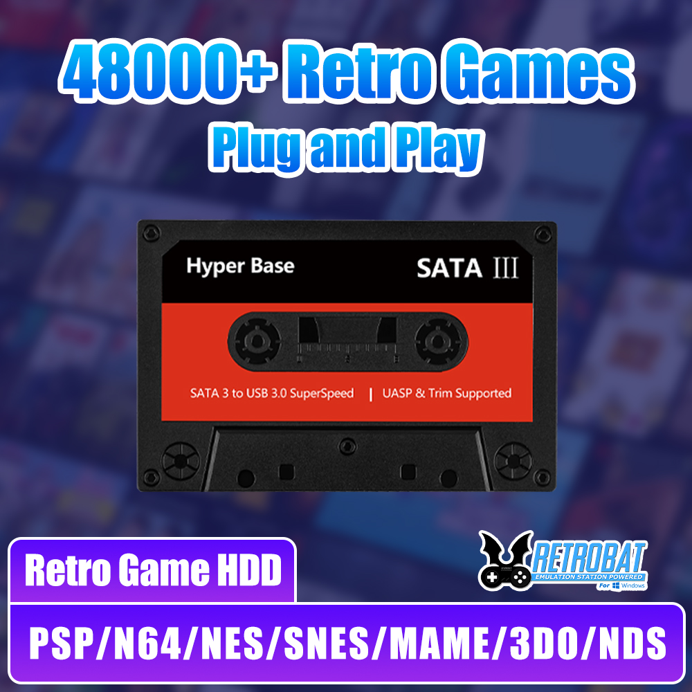 Batocera 500G Game Hard Drive  - огляд і ціна Retro Gaming Batocera