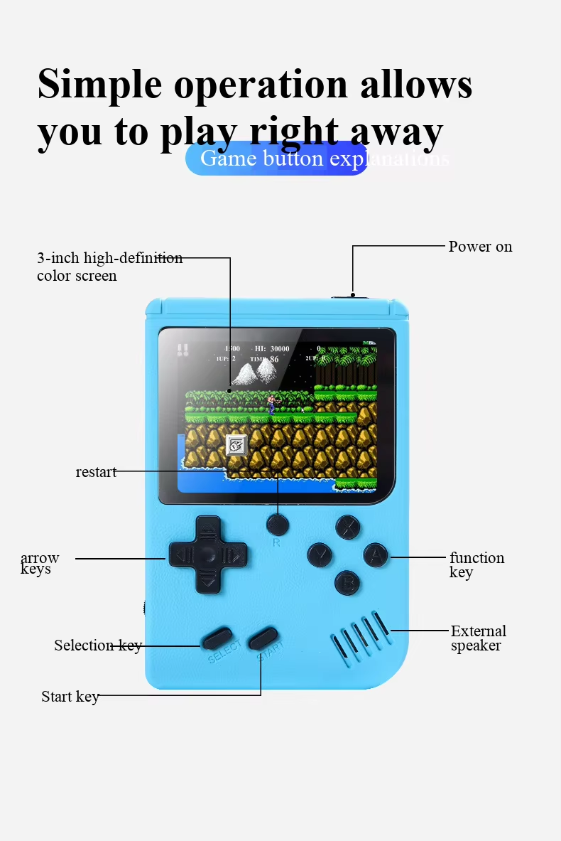 NEW 3 Inch Portable Retro Mini - огляд і ціна Retro Gaming Mobile