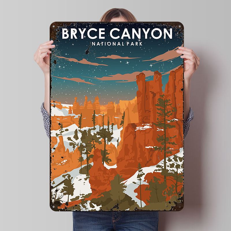 Bryce Canyon At Night Printed  - огляд і ціна Retro Gaming At