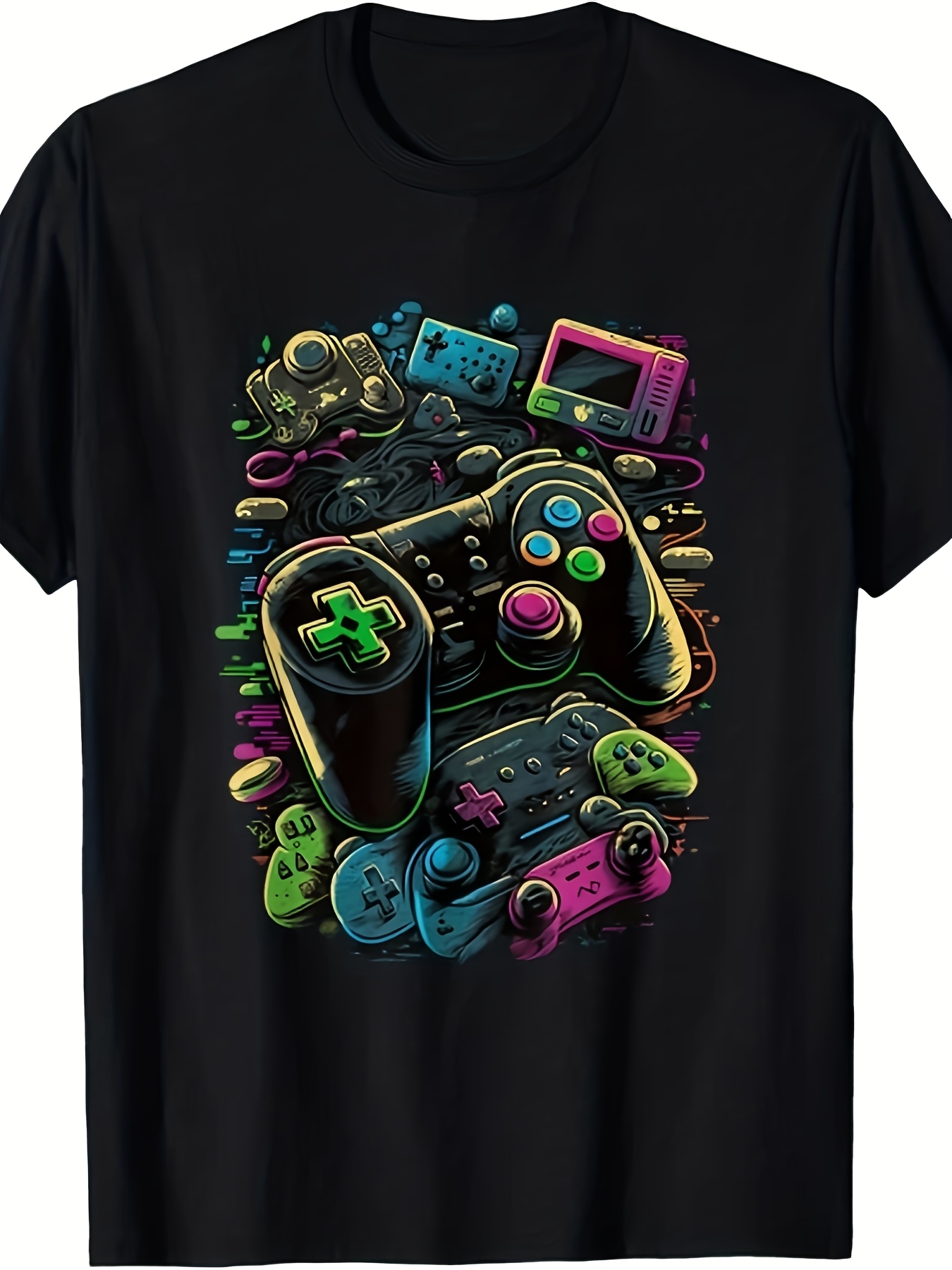 Men's Unisex Control Gamer TSh - огляд і ціна Retro Gaming Design