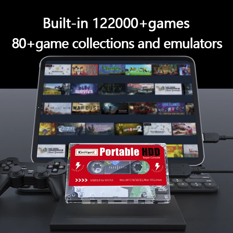 KINHANK Super Console X Gaming - огляд і ціна Retro Gaming Batocera