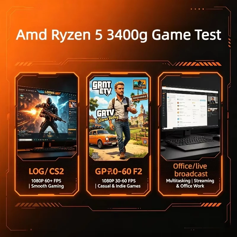 AMD Ryzen 5 3400G AM4 Desktop  - огляд і ціна Amd Cpu Ryzen 5