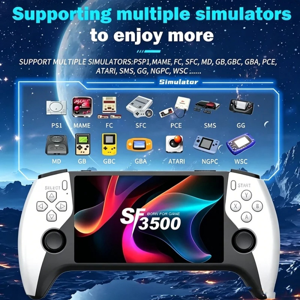 SF3500 5 inch Handheld Game Co - огляд і ціна Retro Gaming Consoles
