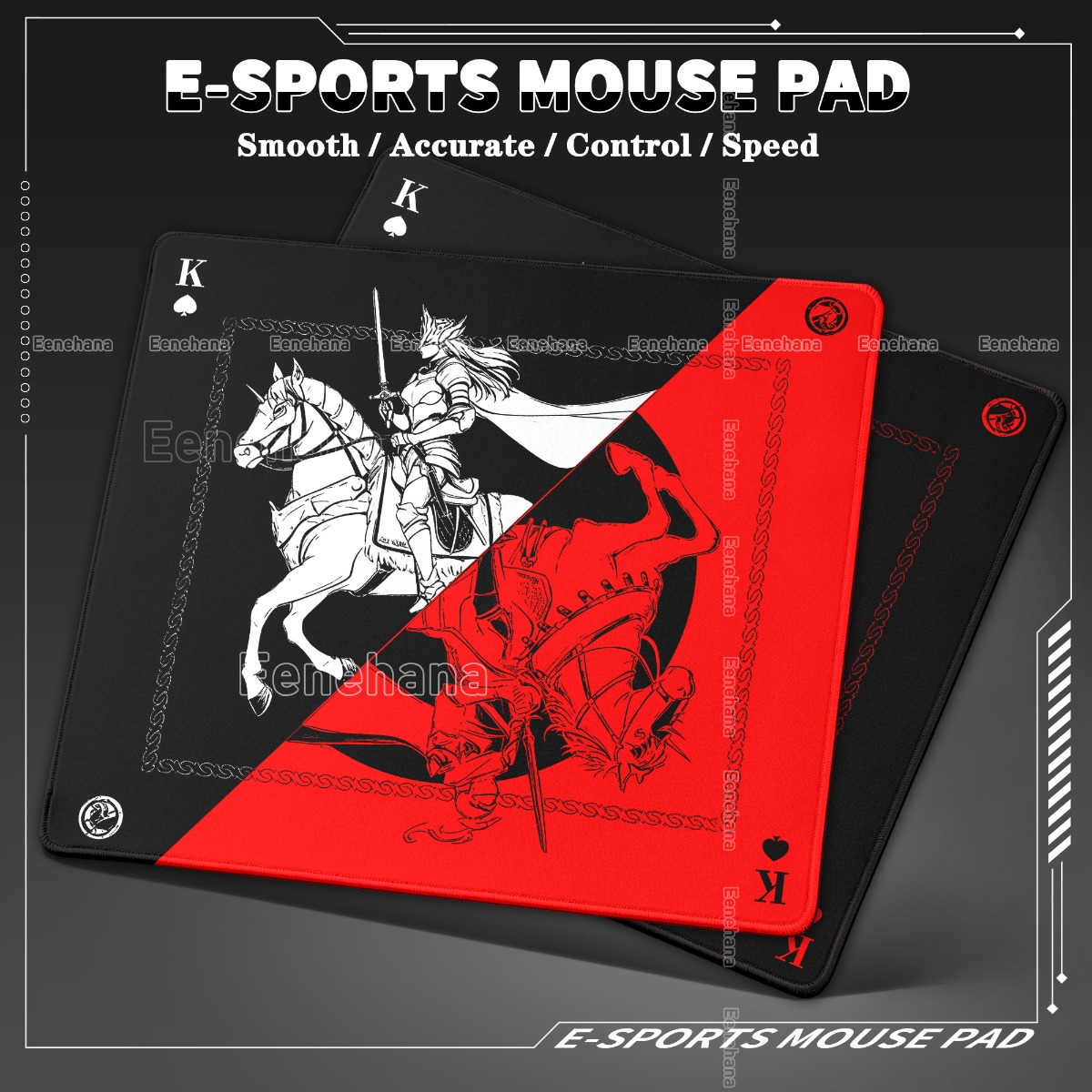 Black Red Poker Style Mat 40x4 - огляд і ціна Retro Gaming Corps
